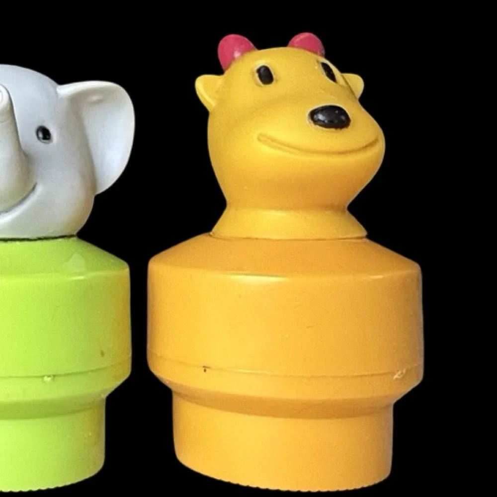 Vintage‎ 1990s Fisher Price Chunky Little People Figures Lot of 3 Animals